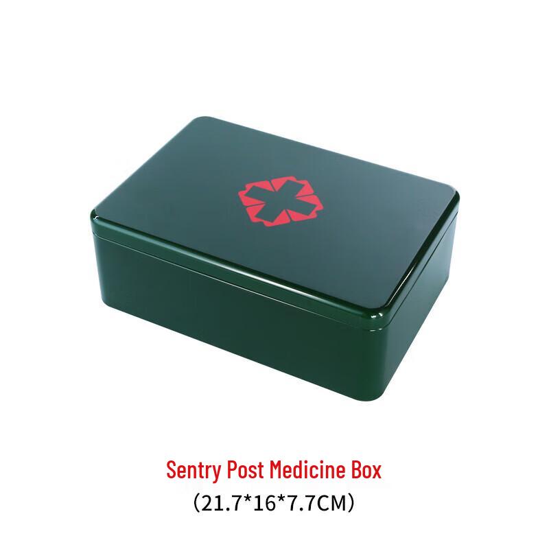 Military Green Duty Post Medicine Box