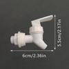 4 Pcs Plastic Water Spigot With Leak Proof Design And Easy Installation Perfect For Beverage Dispensers Water Jugs Camping