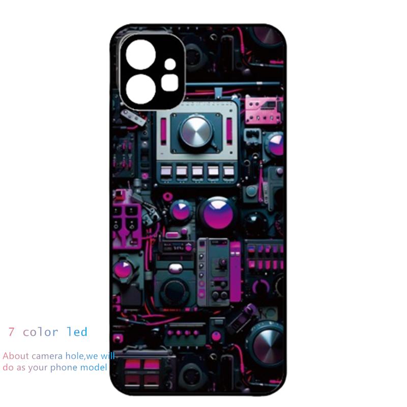 

For Nothing Phone 3a LED Cover Nothing Phone 3a Pro Flash Fundas Camera Protector Luminous Back Case For Nothing Phone 1 2 3 Nothing Phone 3A Pro