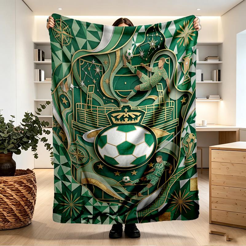 Club Santos Laguna Print Blanket - Soft & Comfortable, for Bedroom, Travel, Sofa, Home Decoration - Birthday Christmas Gift for Friend