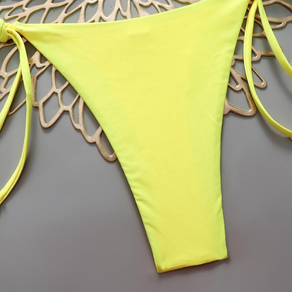 Colorful Graffiti Print Color Block Two-Piece Bikini - Sexy European & American Beachwear