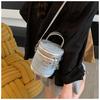 New products in summer, fashionable and fresh, casual, portable bucket bag temperament, women's commuter messenger bag