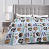 Cartoon Heated Rivalry Hollanov Blankets  Flannel Vintage Warm Throw Blankets for Bed Sofa All Season