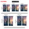 2pcs   plane printing Curtains&Window Treatment Scenery in Stone Hands 100% Polyester (without rod) Versatile All Use for