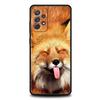 Animal The Fox Phone Case for Samsung Galaxy A15 A14 A25 A54 A34 A51 A71 A72 A73 A32 A52 A52S A11 A21S A31 A41 5G Soft Shell Bag