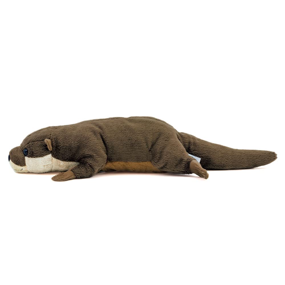 Calorata Asian Small-Clawed Otter Plush Toy (LargeNestling SeriesSoft Touch) Realistic Animal Toy Doll Gift Present Birthday (Twice Tested) 