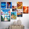Anime Style Japanese Landscape Torii Prints Poster Canvas Painting Modern Wall Art Pictures For Living Room Bedroom Home Decor