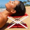 Schnelltrocknendes faltbares Strandkissen Ergonomische Nackenstütze Reise Strandliege Kopfstütze Outdoor