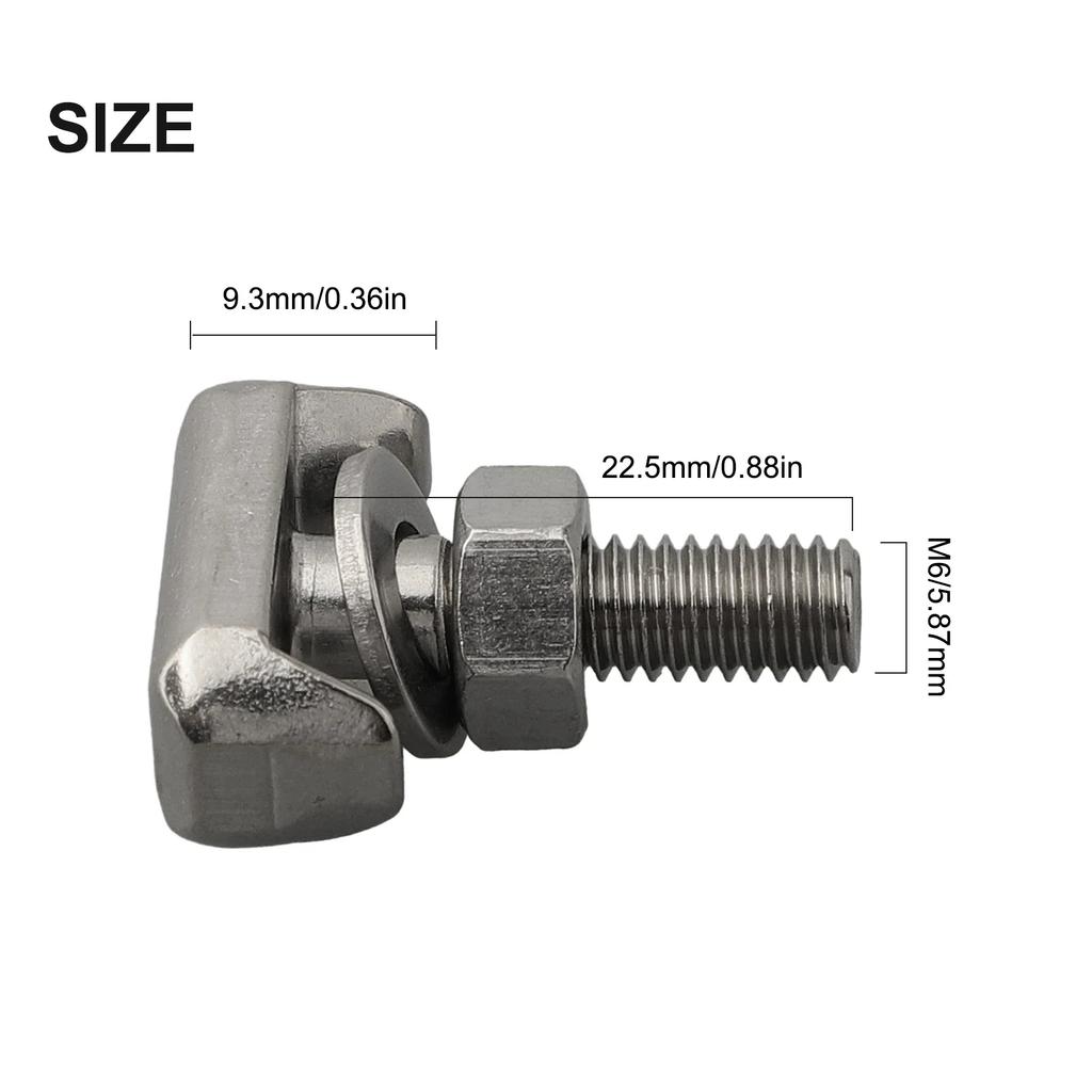 Accessories T Bolt Screw Efficient Engineering Performance Reliable Stainless Steel Terminal Versatile Battery