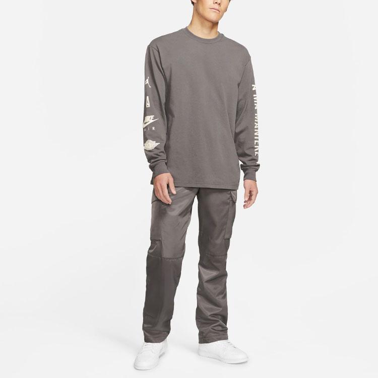 Jordan XA – Ma Maniere – L/S-T-Shirt (Asiatische Größen) Grau Herren Streetwear CV3449-099