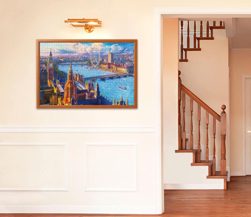 APPLEONE 1000-887 Majestic London 1000-Piece (75 X 50 Cm) Jigsaw Puzzle, Made In Japan