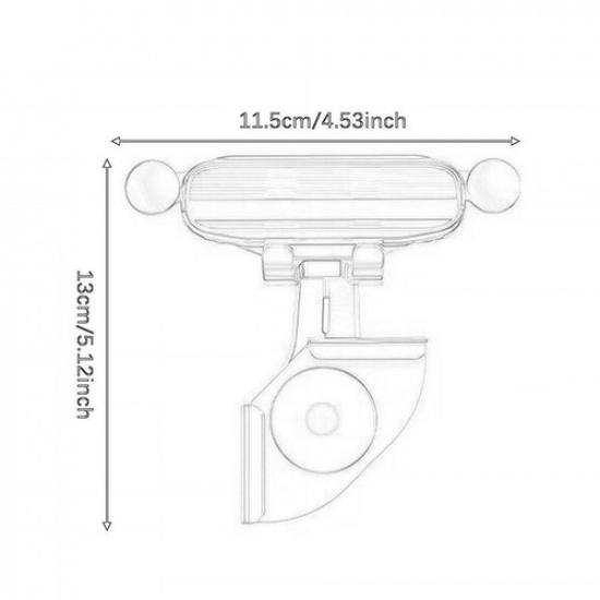 Car Phone Holder for Air Vent Flexibility Smartphone Support for Truck SUV