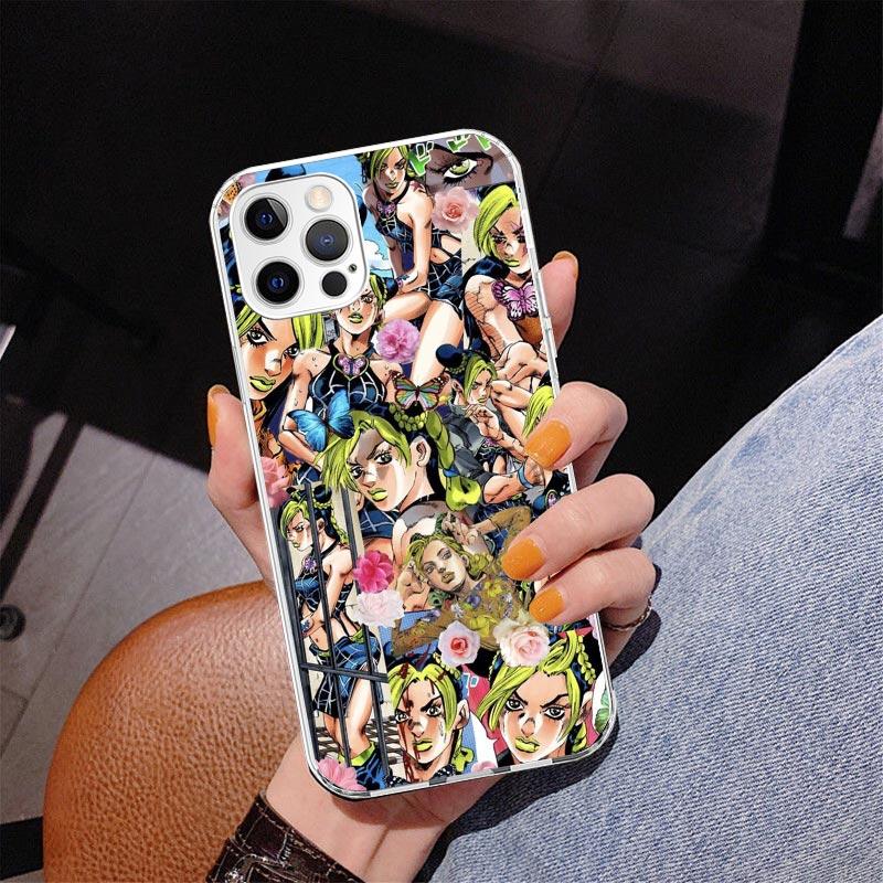 JoJo's Bizarre Adventure Jolyne Cujoh Phone Case For iPhone 17 Air 16 Pro Max 16E 15 + 14 Plus 11 12 13 Mini 7 8 SE Gift Print C