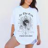 Vintage Clock Dark Botanical Gothic Graphic Tee Metal Rock Aesthetic Tshirt Grunge Punk Tshirt Unisex Unisex Harajuku Y2k Tops