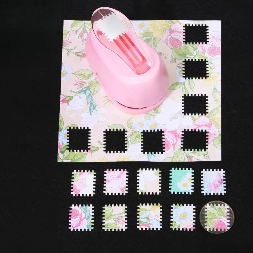 Kreativer Stempelrandstanzer DIY Gezahnter Stanzer Präger Prägemaschine Journalherstellung