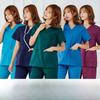 Pet Shop Doctor Medical Surgery Workwear Scrubs Set Nurse Uniform Short Sleeve Tops+Pants Nursing Uniforms