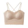 Beauty Back Sling Vest, Summer Thin Lace Inner Cover with Chest Pad Bra Integrated Tube Top and Outer Wear