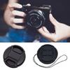 Camera Lens Cap Holder Cover Len Cover For Canon Nikon Sony 37 43 46 Camera Lens Cap Protection Cover With Anti-lost Rope
