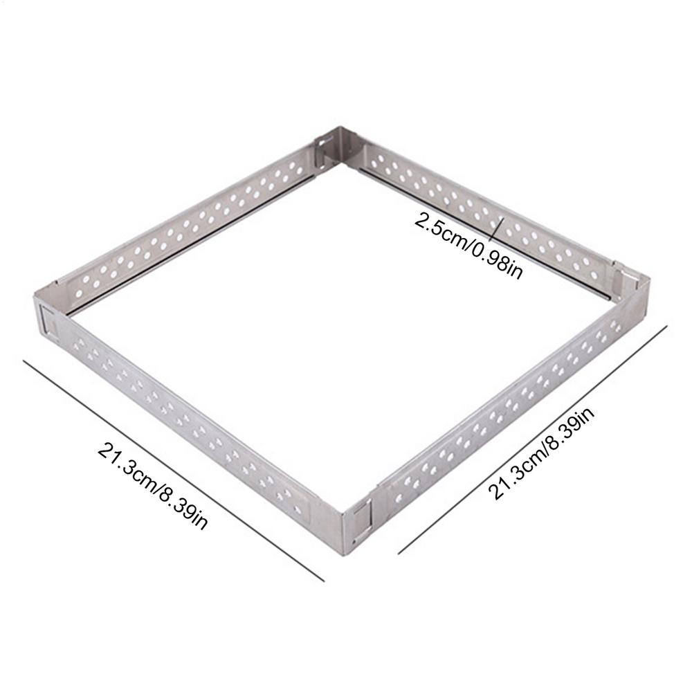 Ветрозащита для походной плитки, уличной плитки, ветрозащитный экран из нержавеющей стали, термостойкая, складная, портативная печь