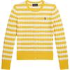 Polo Striped Color Block Button Long Sleeve Sweater Kids Sweater 313A95813-003