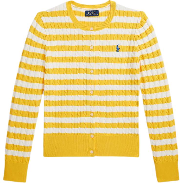 

Свитер с длинным рукавом в полоску и цветовыми блоками Polo Ralph Lauren на пуговицах Детский свитер 313A95813-003 XL