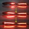 2Pcs/Pair LED Brake Lights Rear Bumper Reflector Lamp Fit For Hyundai Tucson 2015-2018 Car Accessories Fog Light Led Signal Lamp
