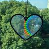 Самоклеящиеся наклейки на окна из ПВХ для ловца солнца Cat Moth Energy Suncatcher Wallpaper Rainbow Prisms Sticker Sunlight Decals
