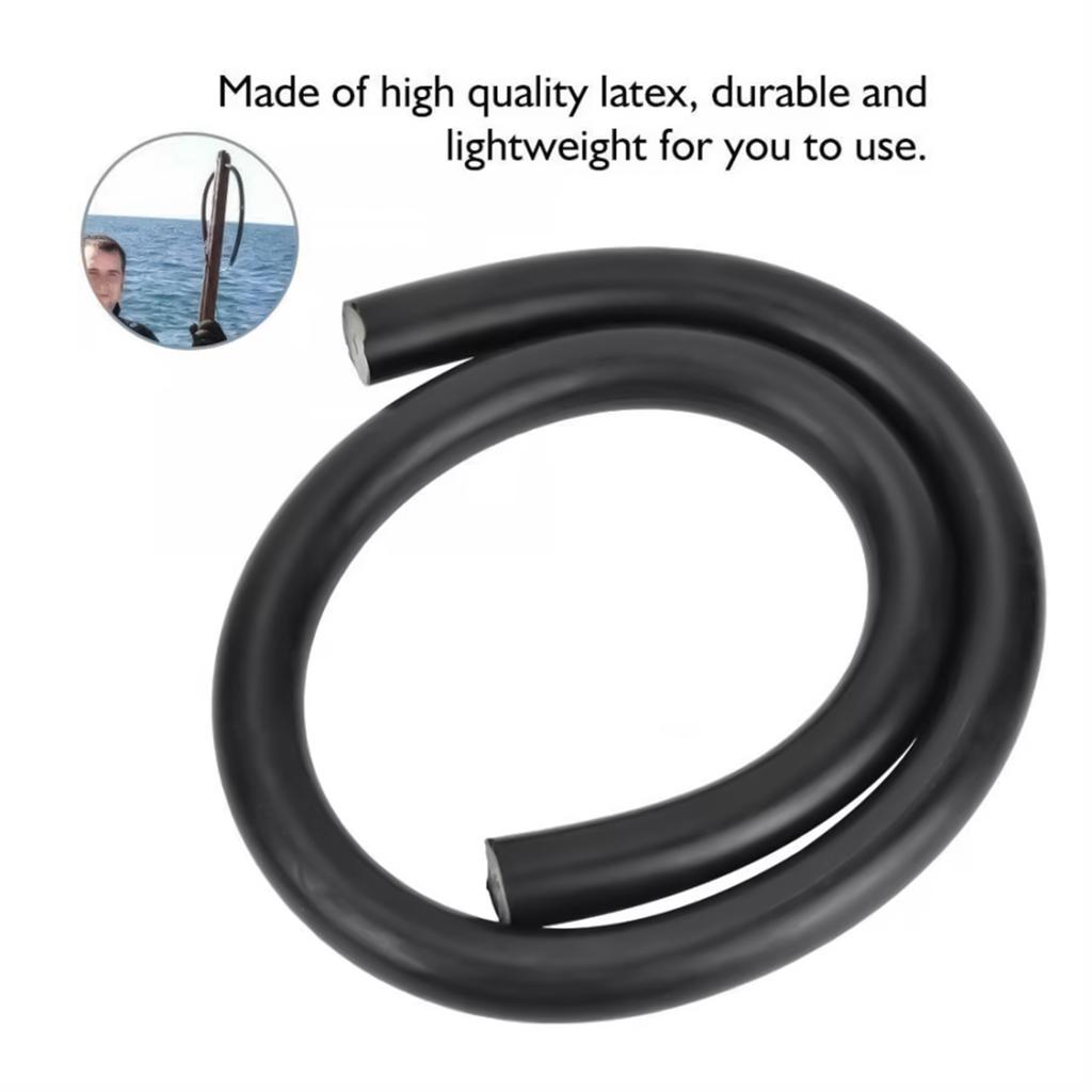 Fish Gun Latex Tubing Hose Fishing Gun Latex Stretch Elastic Tubing Hose Suitable for Fishing Accessories