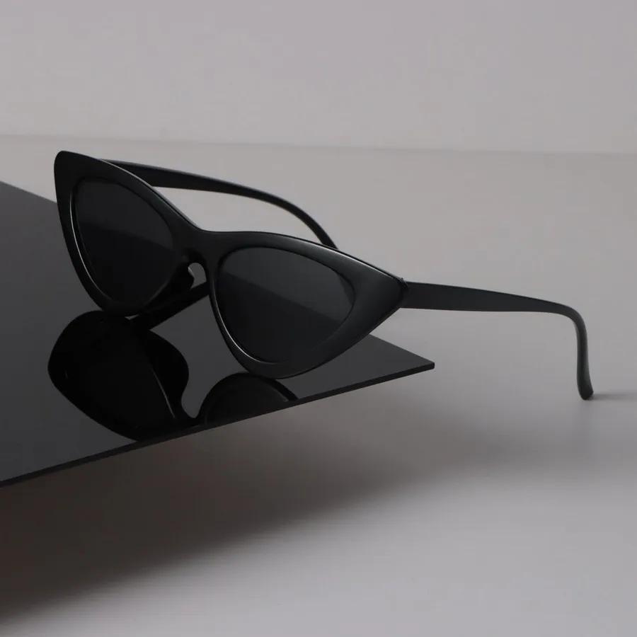 Fashion Sunglasses Women Men Cat Eye Mirror Small Brand Designer Black Sun Glasses Trendy Eyewear Unisex Sexy Classic