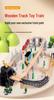 Children's Wooden Electric Train Set with Track - Interactive Educational Toy