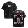 Anime Jujutsu Kaisen Fushiguro Toji Printed T-shirt Men's and Women's Washed T-shirt High Quality Vintage Cotton T-shirt Tops