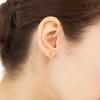 14K Line One-Touch Earrings C24EG175