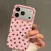 Ins Sweet Cute Bling Pink Strawberry Shockproof Phone Case For For Iphone 13 14 1 16 17 Pro Max Hard IMD TPU Back Cover