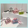 Stylish Korean Children's Mini Shoulder Bag With Trendy Color Block Design For Kids