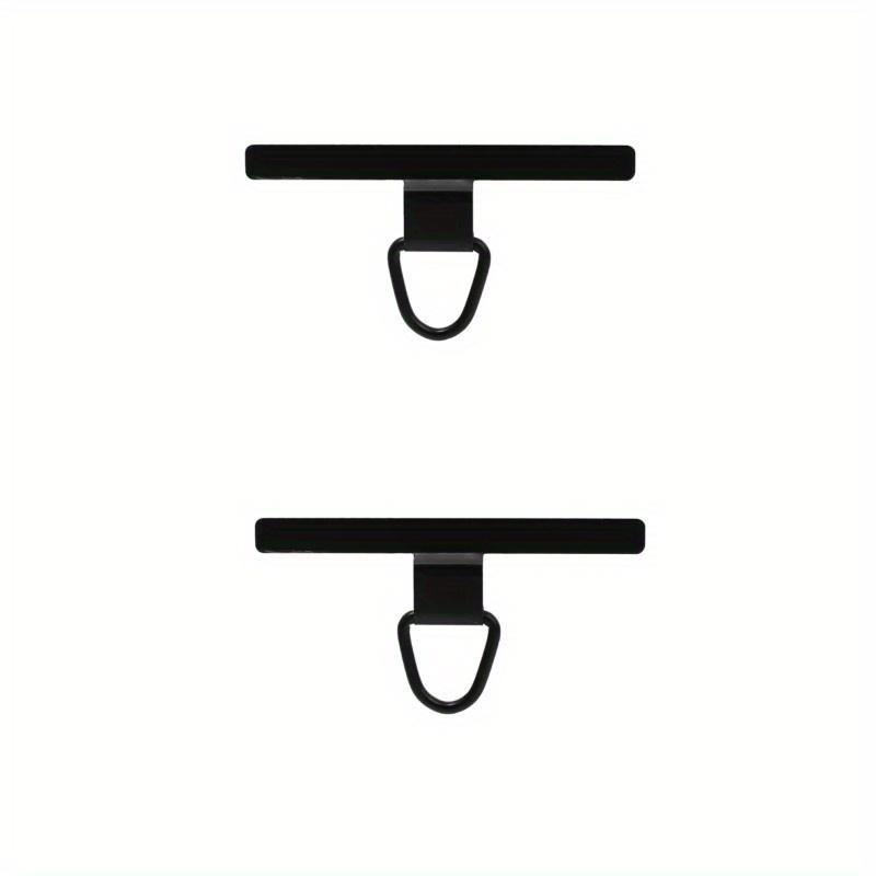 

2 шт. ультратонкая прокладка для привязки телефона из нержавеющей стали, замена деталей ремешка для мобильного телефона, предохранительный соединительный шнур 2pcs чёрный