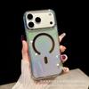 Glitter mobile phone case is suitable for iPhone17Promax European and American transparent magnetic attraction Apple 17 new models