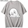 Women Shirt BOCCHI THE ROCK T-Shirts Hitori Gotou Tshirt Vintage Aesthetic Short-sleeved Tops Women/men Summer Clothes