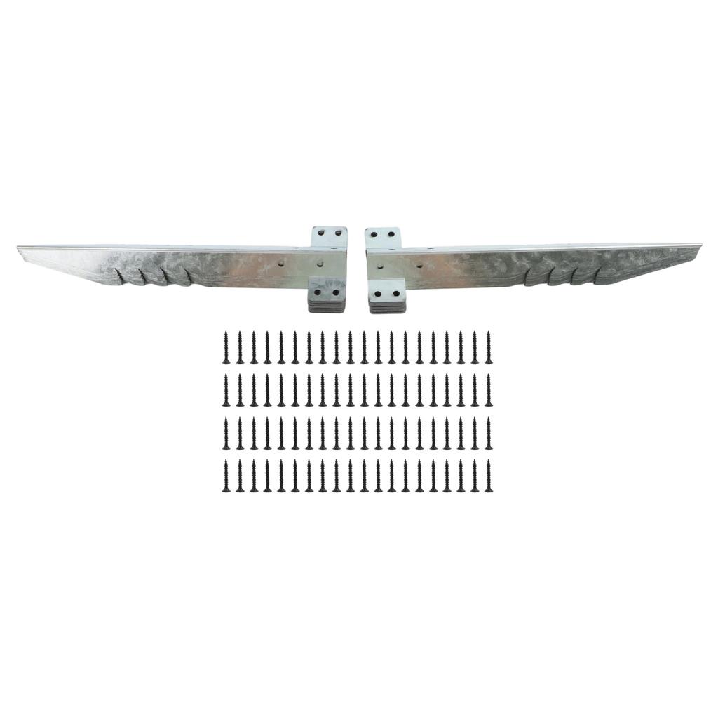 Practical Railway Sleeper Brackets for Pathways and Raised For Garden Beds Available in 10 or 20 Packs with Screws
