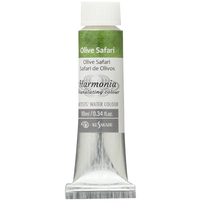 

KUSAKABE transparent watercolor paint harmonia olive safari 10ml (No. 4)