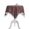 Round Tablecloth Simple Style Household Circular Table Cover Indoor Holiday Home Christmas Party Picnic Dining Room