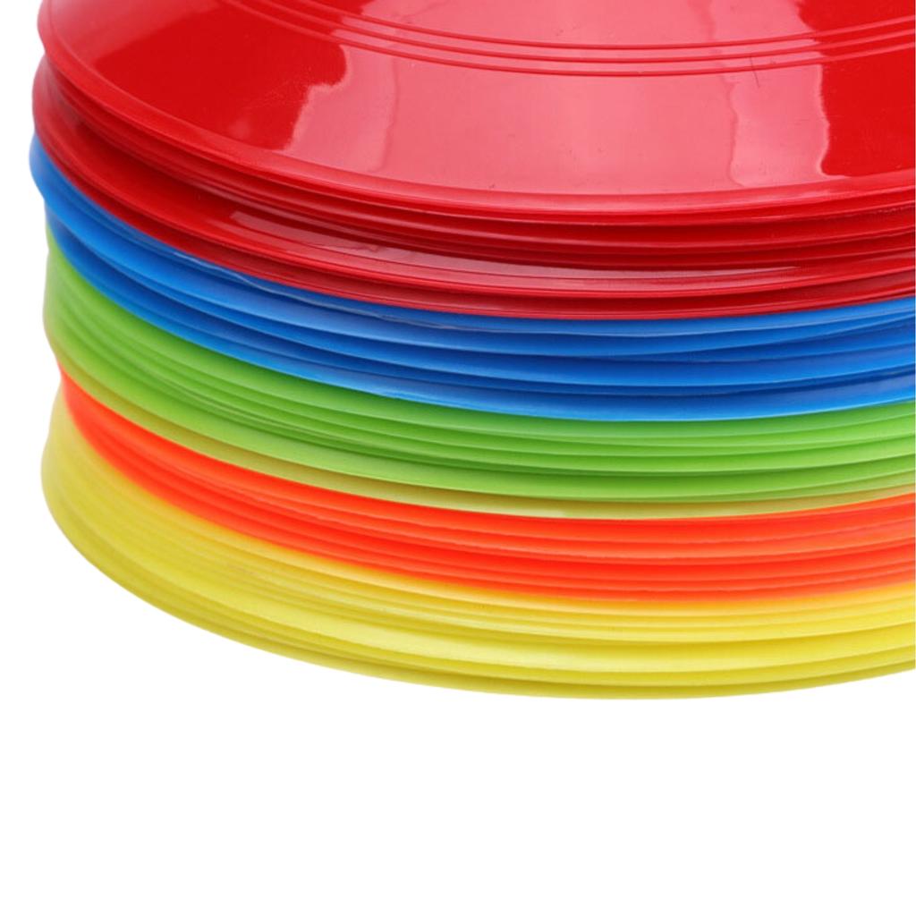 Set of 50 Flexible Mushroom Soccer Training Cones