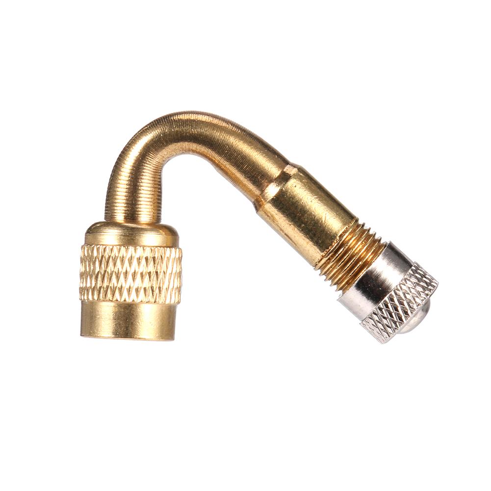 Brass Air Tyre Valve Tool Schrader with Extension Adapter Valve Stem Motorcycle for Outdoor Caring Personal Bicycle Supply