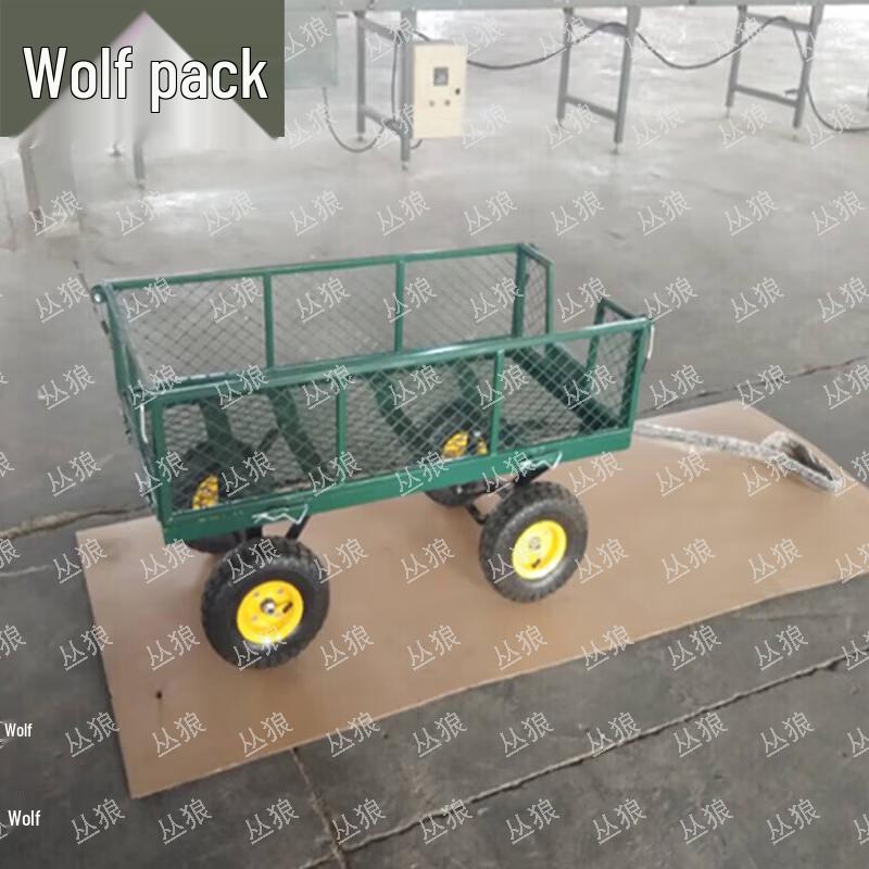 Conglang Heavy-Duty Folding Utility Mesh Wagon