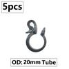 5pcs 16/20/25mm PE Pipe Barb Connector Straight Tee Elbow Plug Garden Water Hose Reducing Splitter Joint Drip Irrigation System