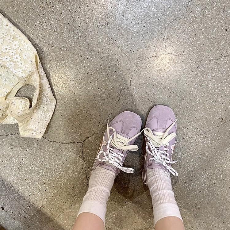 Amor menina abrangente~ par de cadarços combinando cores aumento de altura interna sapatos casuais sapatos Forrest Gump femininos novo primavera e outono 2025 G