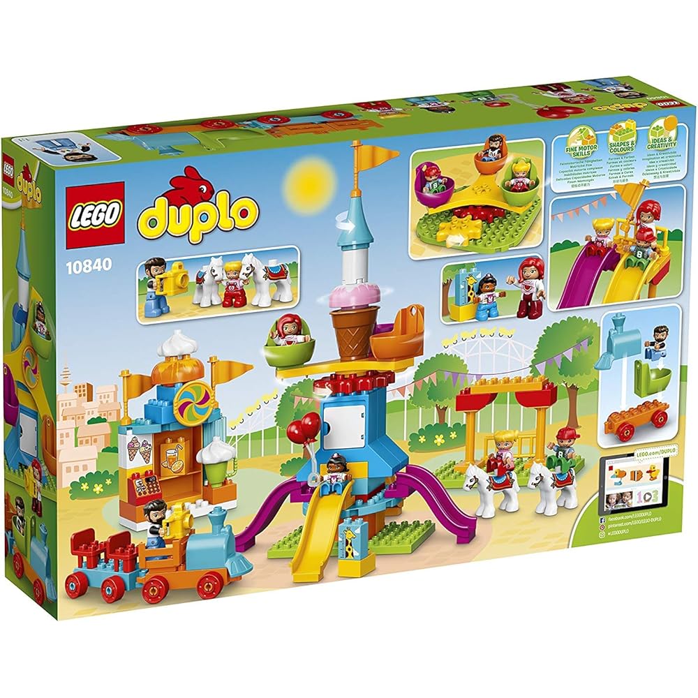 LEGO Duplo Town Big Amusement Park 10840 Building Set for Kids