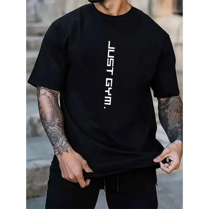Letní tělocvična Pánské bavlněné tričko CBUM Thavage Muscular Tričko Fitness Joggers Košile z čisté bavlny CBUM Tričko s krátkým rukávem Oblečení