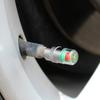 Tire Pressure Monitoring Valve Stem Caps Visual Tri-Color Alert Caps Waterproof Tire Pressure Gauge Replacement Caps for Cars Trucks SUVs Motorcycles