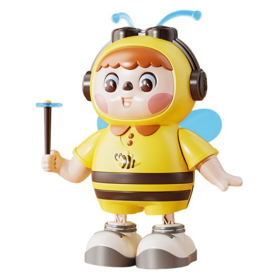 Electric Singing Dancing Bee Toy with LED Light Music Kids Walking Bee