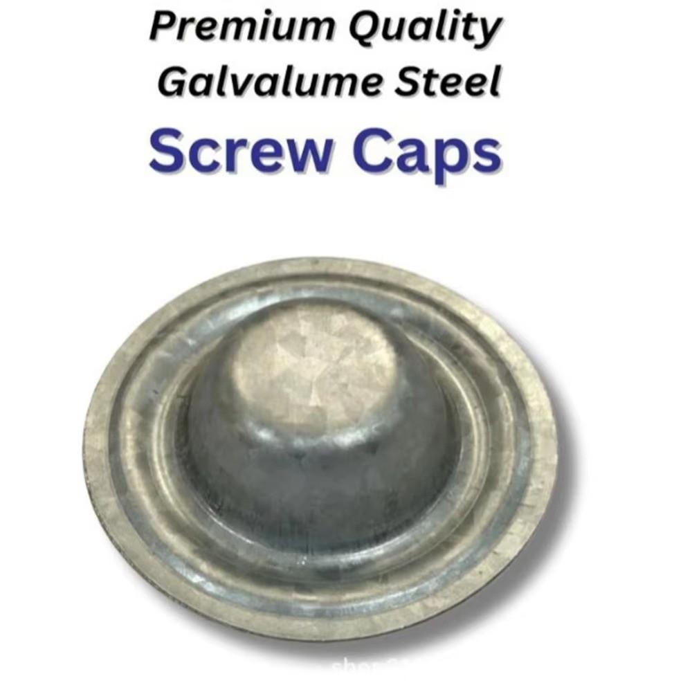 5/10/20Pcs Stainless Steel Roof Bolt Caps Directly Cover Spiral Cap Roofing Screw Caps  Outdoor